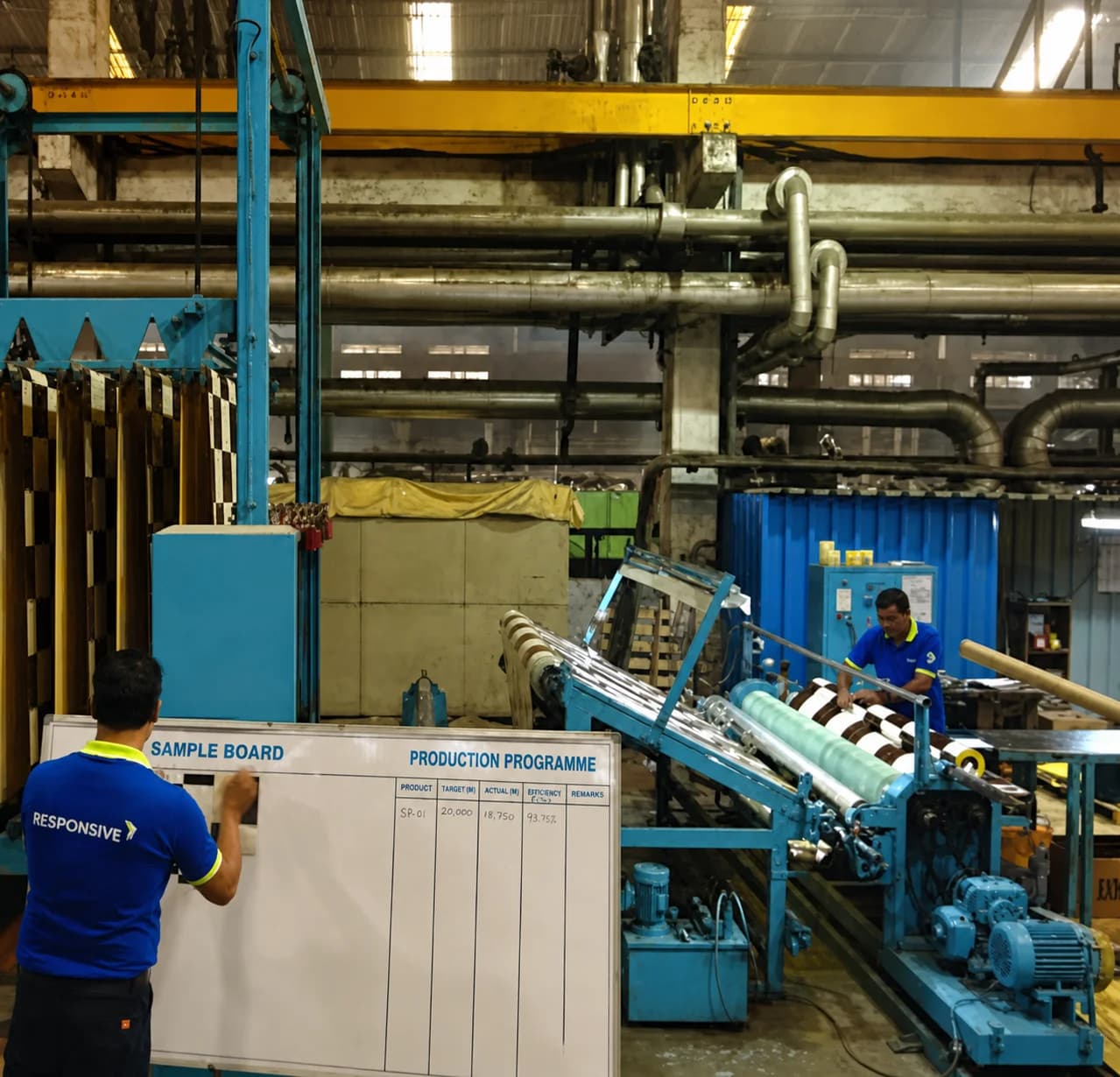 Inside the manufacturing facility